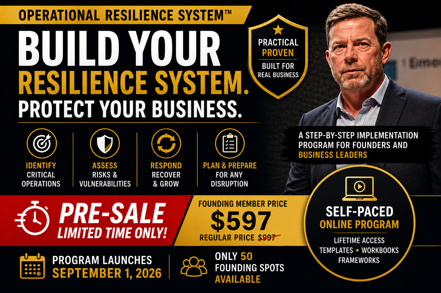 Operational Resilience System - Self Paced Implementation (PRE-SALE)